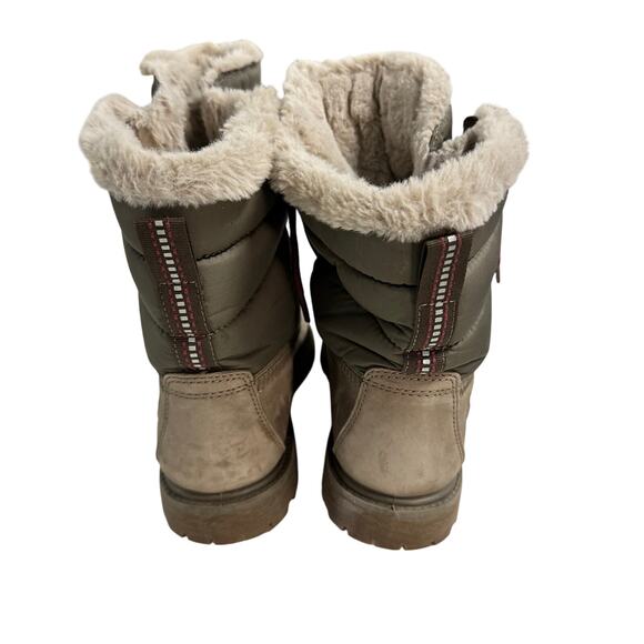 Women's Timberland Premium 6-Inch Puffer Waterproof Boots Olive-Size 8 - Picture 4 of 6